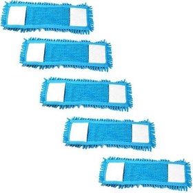 Resim Cod-Ex Mikrofiber Islak Kuru Nemli Makarna Şönil Palet Tablet Mop Yedeği 5'li 80 CM 