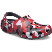 Resim Geo Camo Clog Çok Renkli Erkek Terlik-7942 Gri 