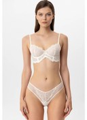 Resim Pierre Cardin Biella Soft Push Up Sütyen Takım Ekru 