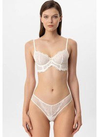 Resim Pierre Cardin Biella Soft Push Up Sütyen Takım Ekru 