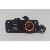 Resim Marin Usb Ve Çakmak Soketi 12 V Çakmaklı 
