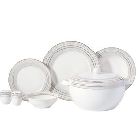 Resim Korkmaz Perla Collection 60 Parça Yuvarlak Yemek Takımı A8378 
