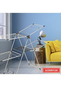 Resim Devecioğlu Harbinger Class Alüminyum Çamaşır Askısı Kurutmalık 