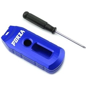 Resim Honda Forza 2018 - 2021 Uyumlu Anahtar Kılıfı Mavi 