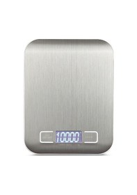 Resim Maiyame Kompakt Mutfak Terazisi - 4 Birimli G/ml/oz/lb , Paslanmaz Çelik, Usb Şarj, Mor Lcd Ekran 