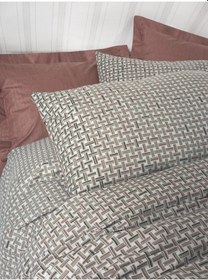 Resim Cotton Box Petite Tek Kişilik Lastikli Çarşaflı Nevresim Takımı Mote Kiremit 