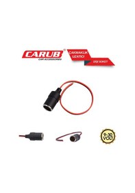 Resim Carub Araç Çakmaklık Uzatıcı 9-30v Dişi Soket 