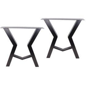 Resim Mermer Masa Ayağı Metal Mobilya Ayağı Ahşap Kütük Masa Ayağı 