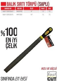 Resim Bay-Tec MK1000 Balık Sırtı Törpü Saplı 10" 