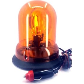 Resim Tepe Lamba Döner Lamba Galaxi Mıknatıslı Kablolu Çakmaklıklı-12v 