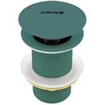 Resim Creavit Lavabo Sifon Başlığı Pop-up Taşmasız-Nil Yeşili SF030.NYL 