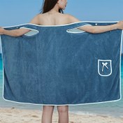 Resim 1 adet Ultra-Yumuşak Mercan Polar Banyo Sarığı Kadınlar için - Hafif, Örgü Polyester Karışımı, Spa, Havuz, Spor Salonu, Seyahat ve Ev Kullanımı için Mükemmel, Plaj Havlusu | Şık Banyo Bornozu | Hafif Sarma, Plaj Havluları 