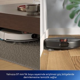 Resim Philips 3'ü 1 Arada Islak, Kuru ve Moplu Premium Robot Süpürge, Ultra Emiş Gücü 5000 Pa, 180 Dk Uzun Çalışma Süresi, Ultra Sessiz, Aqua Istasyonlu - LUCİOLE BEYAZ LAMBADER HEDİYE! 
