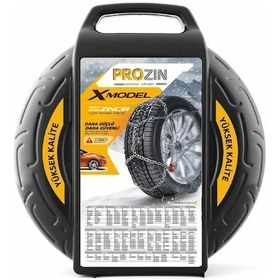 Resim 195/70x15 Ebatlarına Uyumlu Takmatik X Tipi Kar Patinaj Zinciri Prozin 