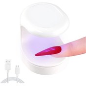 Resim Mini Uv Işık Tırnak Kurutucu Uv Jel Lamba Led Uv Lehçe Jel Kurutucu Tırnak Sanat Aracı 
