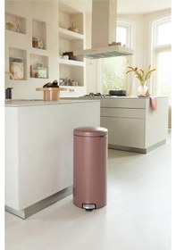 Resim Brabantia Newıcon Satın Taupe Pedallı Çöp Kutusu 30lt Rose 
