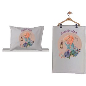 Resim Pia Baby Gl 1930-11 Isme Özel Bebek Battaniye Yastık Seti 