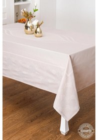 Resim Aslı Lüx Jakar Polycotton Kumaş Taş Masa Örtüsü 160x220 Cm - 1055 Çok Renkli 