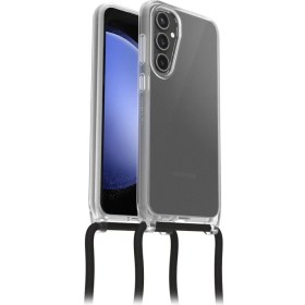 Resim React Necklace Kılıf Samsung Galaxy S23 Fe Için, Ultra Ince, Koruyucu Kılıf, Ayarlanabilir ve Çıkarılabilir Cep Telefonu Zincirli, Askeri Standartlara Göre Test Edilmiştir, Şeffaf 