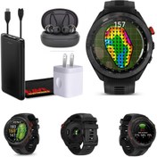 Resim Garmin Approach S70 47MM Siyah-Golf GPS Fitness Takip Cihazı Erkekler için Akıllı Saat, Hafif Dokunm 