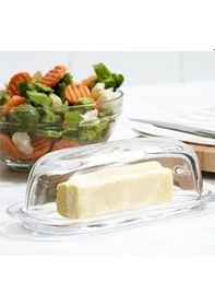 Resim Paşabahçe Basic 4 Lü Kahvaltılık - Tereyağlık Peynirlik Saklama Kabı Pb98402-1 Şeffaf 