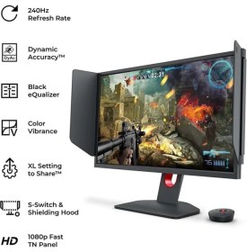 Resim BenQ Zowie XL2546K 24.5" 0.5 ms Full HD Pivot 240 Hz Oyuncu Monitörü Teşhir 