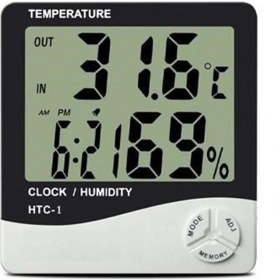 Resim Shopwave Dila Bebek Odası Masaüstü Dijital Termometre Nem Ölçer Higrometre Saat (5047) 115524 