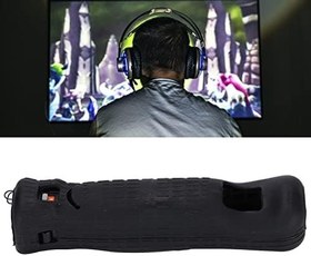 Resim Shanrya Kavrama hızlandırıcı, uzun ömürlü, rahat, aşınmaya dayanıklı, silikon kılıf, Wii Motion için uzaktan kumanda sensörü denetleyicisi (siyah) 