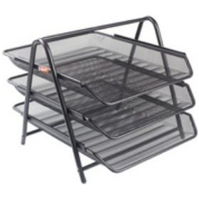 Resim Metal Evrak Rafı 3 'lü Siyah Bp413-95 - Bigpoint 