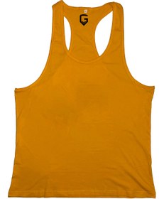 Resim TOP GLORY FİTNESS GYM TANK TOP ATLET SPORCU ATLETİ SARI TTGT5030W 