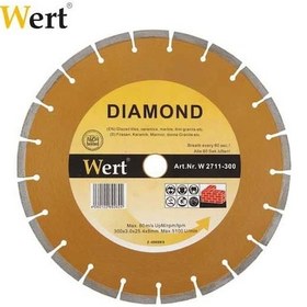Resim Wert 2711-180 Granit Mermer Elmas Testere 180 MM 
