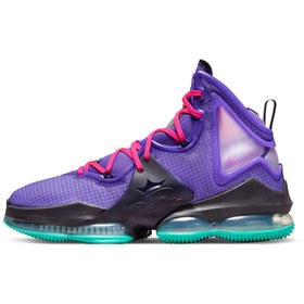 Resim Nike Lebron James Xıx Wıld Berry Mor Purple Basketbol Ayakkabısı 