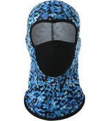 Resim Butu Nefes Alabilir Örgü Açık Hava Aktiviteleri İçin Güneş Koruma Boyun Körüğü Kamuflaj Safir 