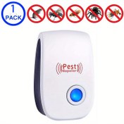 Resim 1 adet Ultrasonik Haşere Kovucu - Elektronik İç Mekan Böcek ve Kemirici Kontrol Cihazı, Ev, Mutfak, Ofis, Otel, Depo için İdeal - 110-240V, Toksik Olmayan, Kullanımı Kolay, Haşere Kontrol Cihazı | Şık Görünüm | Ses Dalgası Teknolojisi 