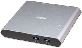 Resim Aten-US3310 2-Port Usb-C Gen 1 Dock Switch With Power Pass-Through 