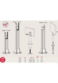 Resim Gürçayhırdavat Paslanmaz Kabin Ayağı 25.630 