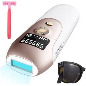Resim Geeksen Razor Cilt Yenileme Modu İle 2'si 1 Arada Lazer Epilasyon Evde Ipl Beyaz 