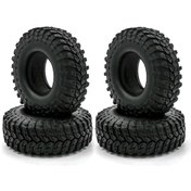 Resim Lemestar 1/10 Rc Araba İçin 4 Adet Kauçuk Lastik - Trx4, Scx10, 90046, 90047, Cc01 Uyumlu - Dış Çap:115mm, Genişlik:40mm 