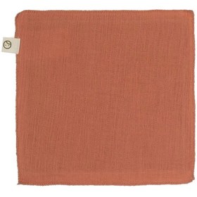 Resim 3'lü Müslin Ağız Bezi Yenidoğan Pembe Organik Pamuk - Pembe / 15x15 cm 