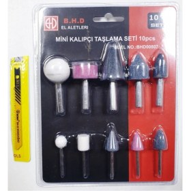 Resim Mini Kalıpçı Taşlama Seti - 10 Parça, Çok Amaçlı ve Dayanıklı 