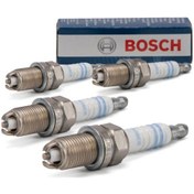 Resim Audi A4 2001-2005 Model Arası 2.0 Alt Motor Çift Tırnak Buji 4 Adet Takım Bosch Marka 1214117 