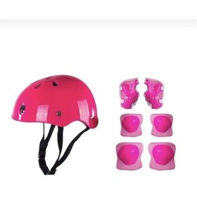 Resim Çocuk Kask Dizlik Dirseklik Kemik Set 7 Parça 