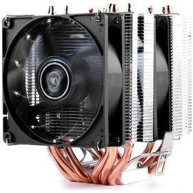 Resim Ankatek Tüp Süper Sessiz Radyatör Masaüstü Işıksız Fan Cpu Çift Bilgisayar Bakır 6 3-pinli Gj 