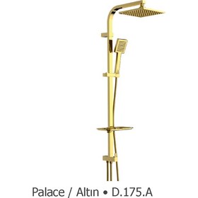 Resim D.175.A Altın Place Tepe Duş Seti 
