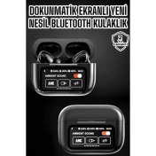 Resim Techno Stock Bluetooth Kulaklık Kablosuz Ekranlı Anc/enc Destekli Dokunmatik 