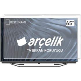 Resim ARÇELİK A65 B 820 B Tv Ekran Koruyucu - Arçelik Uyumlu 65" inç 164 cm Tv 
