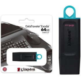 Resim Kingston Kıngston 64gb Datatraveler Exodia Usb 3.2 Gen 1 Flash Bellek Dtx/64gb 