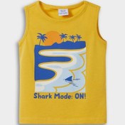 Resim Defacto Erkek Bebek Bisiklet Yaka Palmiye Desenli Atlet E1304a525hsyl119 Sarı-yl119 