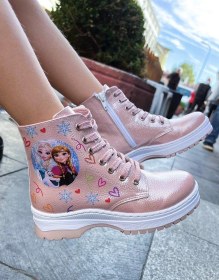 Resim Kaptan Junior Kız Çocuk Botu Ortopedik İçi Kürklü Pssk 650 Pembe 