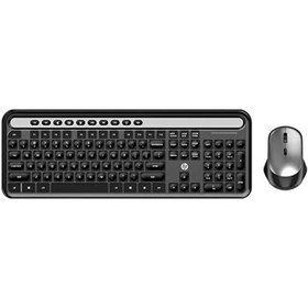 Resim Hp CS500 Kablosuz İngilizce Q Slim Klavye + Mouse Set 